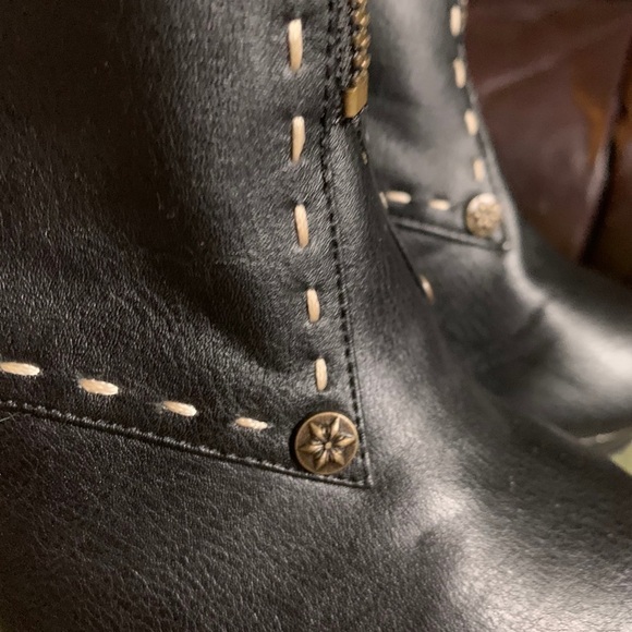 Mark. Contrast stitching platform boot 7 - Picture 4 of 7